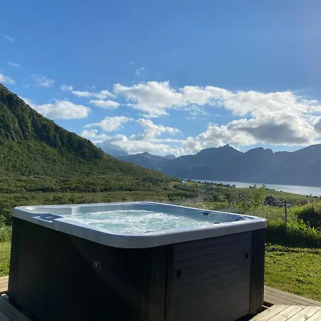 וילה Med Jacuzzi Og Nydelig Utsikt Gravdal (Vestvagoy)